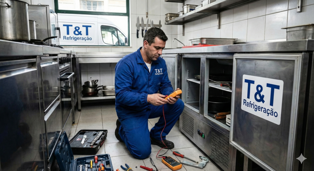Foto que representa o Tiago, que faz conserto de geladeira em Olaria RJ